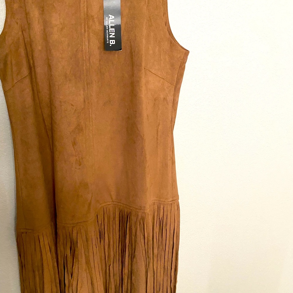 New Allen B fringe dress size medium